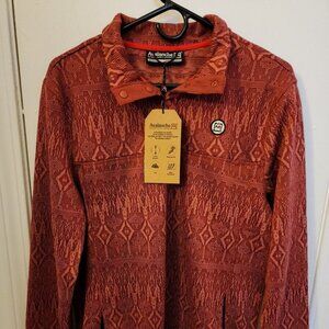1/4 Snap Button Pullover ( RED ) Avalanche Outdoor Supply Rossmore Shirt